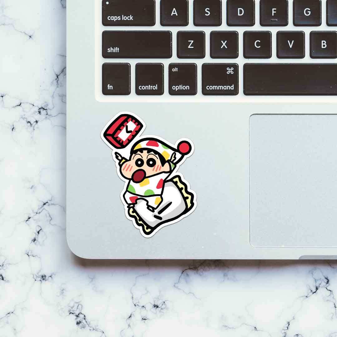 Awake Shinchan Sticker - STICK IT UP
