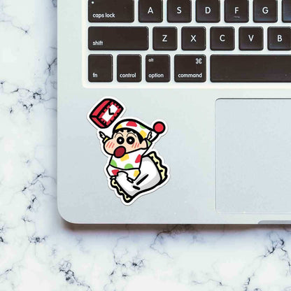 Awake Shinchan Sticker - STICK IT UP