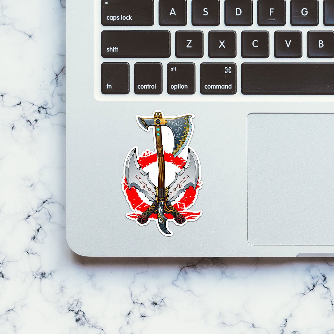 Axe Warrior Art Sticker - Stickers | STICK IT UP