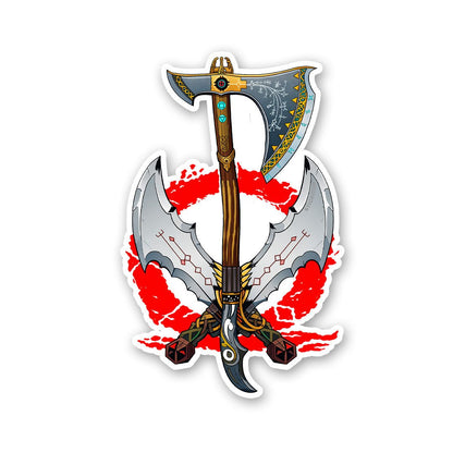 Axe Warrior Art Sticker - Stickers | STICK IT UP