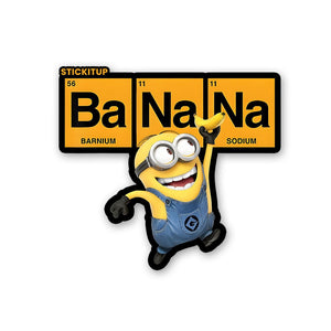 Ba Na Na Sticker waterproof vinyl decal for laptop, bike, car & bottle