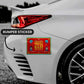 Babumoshi Zindagi Lambi Nahi Badi Honi Chahiye Bumper Sticker waterproof vinyl decal for laptop, bike, car & bottle