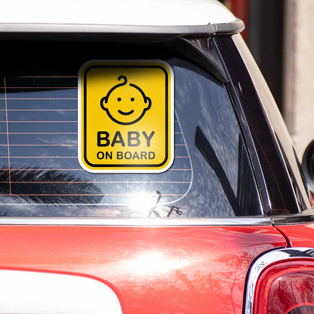 Baby On board 2.0 Bumper Sticker waterproof vinyl decal for laptop, bike, car & bottle