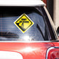Baby on board Bumper Sticker waterproof vinyl decal for laptop, bike, car & bottle