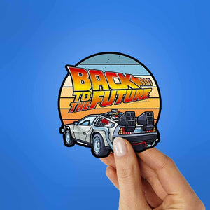 Back To The Future Sticker waterproof vinyl decal for laptop, bike, car & bottle