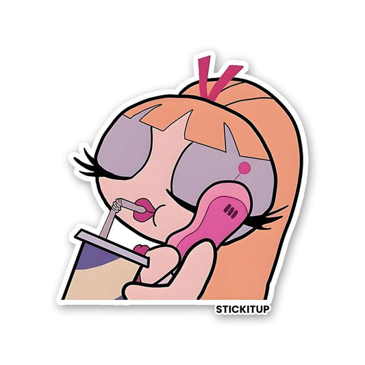 BAD BLOSSOM Sticker waterproof vinyl decal for laptop, bike, car & bottle