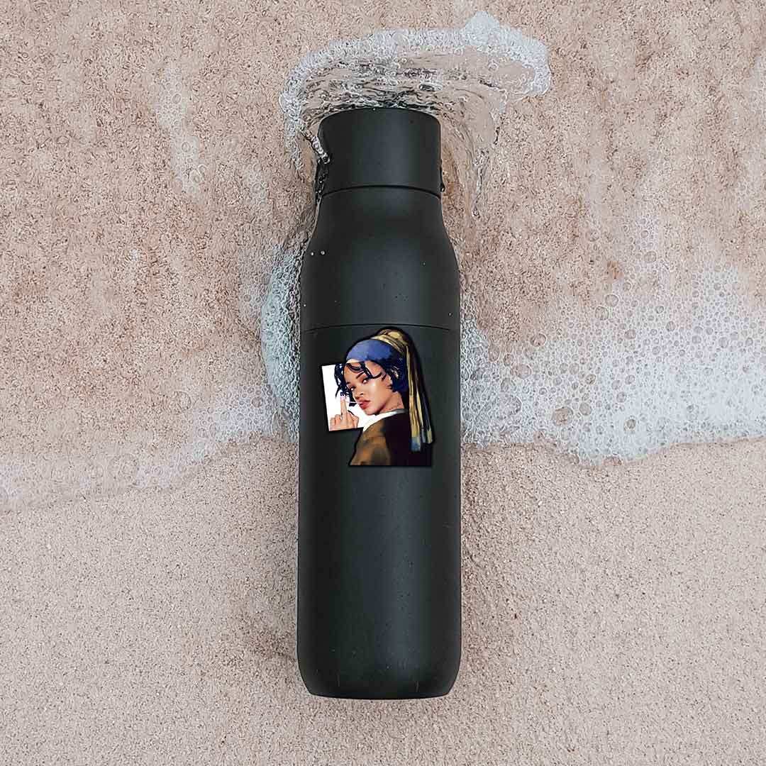 Bad Gal Ri Sticker waterproof vinyl decal for laptop, bike, car & bottle