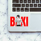 Baki Sticker waterproof vinyl decal for laptop, bike, car & bottle