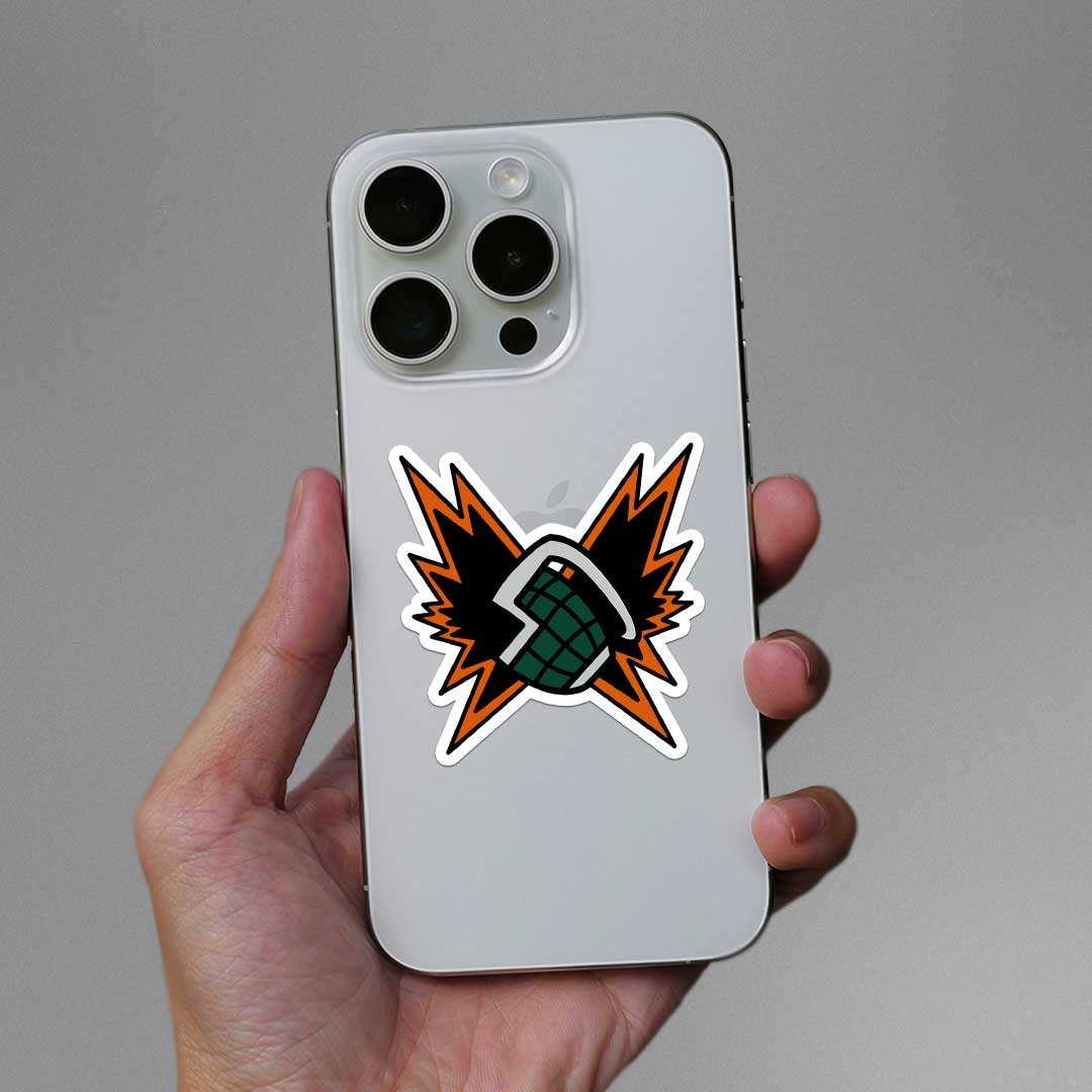 Bakugo Sticker waterproof vinyl decal for laptop, bike, car & bottle