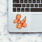 Balloon Dog Sticker waterproof vinyl decal for laptop, bike, car & bottle