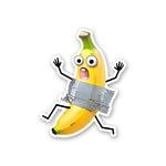 Banana Sticker waterproof vinyl decal for laptop, bike, car & bottle