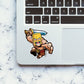 BARBARIAN Sticker waterproof vinyl decal for laptop, bike, car & bottle