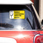 Barely functioning Bumper Sticker waterproof vinyl decal for laptop, bike, car & bottle