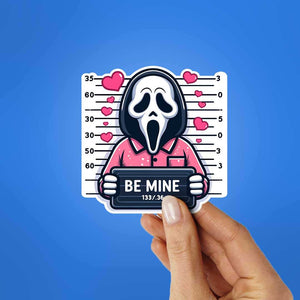 Be Mine Sticker waterproof vinyl decal for laptop, bike, car & bottle