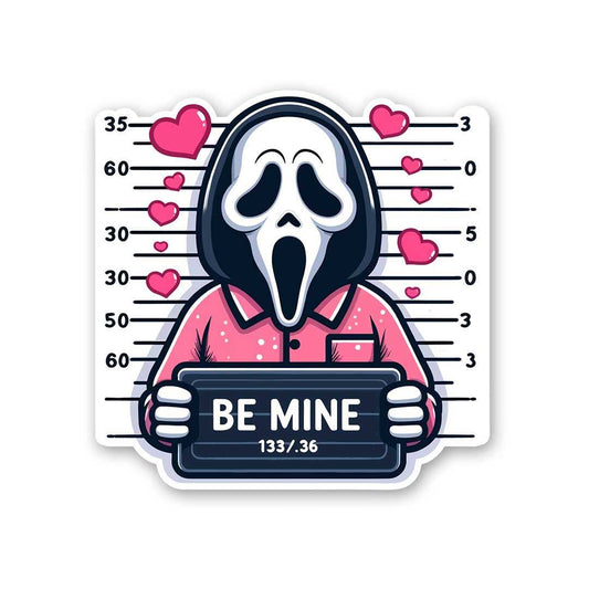 Be Mine Sticker waterproof vinyl decal for laptop, bike, car & bottle