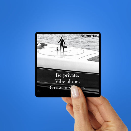 Be Private Sticker - STICK IT UP