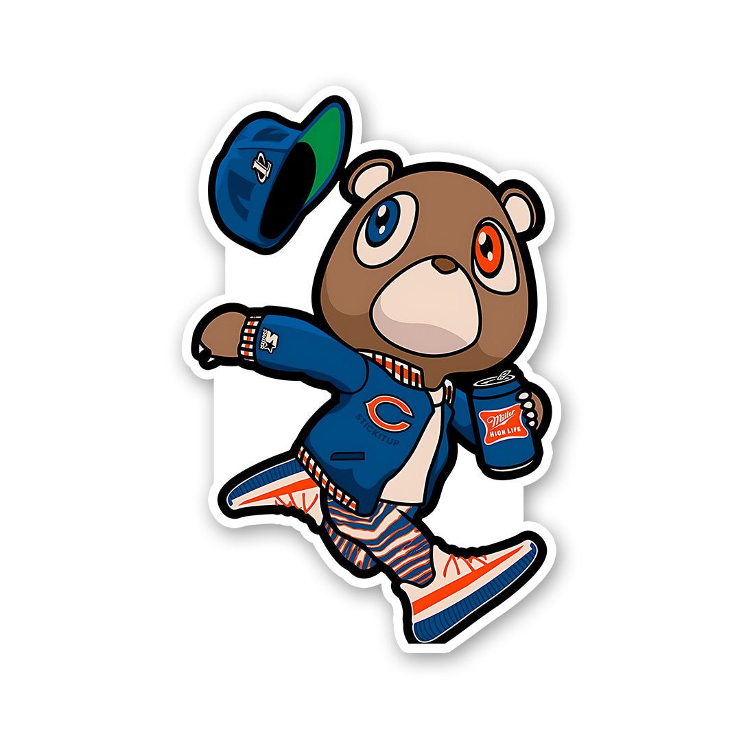 Bear Essentials Sticker waterproof vinyl decal for laptop, bike, car & bottle