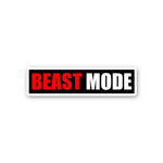 Beast Mode Sticker waterproof vinyl decal for laptop, bike, car & bottle