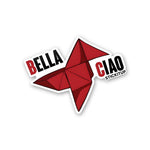 BELLA CIAO Sticker waterproof vinyl decal for laptop, bike, car & bottle