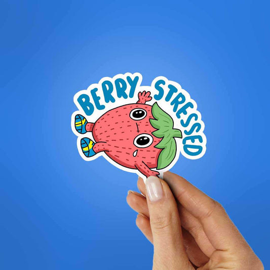 Berry Stressed Sticker - STICK IT UP