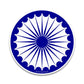 Bharat Chakra Bumper Sticker waterproof vinyl decal for laptop, bike, car & bottle