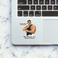 Big Biceps Are More Important Sticker waterproof vinyl decal for laptop, bike, car & bottle