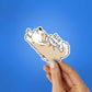 Big Stretch Sticker waterproof vinyl decal for laptop, bike, car & bottle