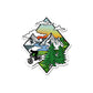 Biker In Wild Sticker waterproof vinyl decal for laptop, bike, car & bottle
