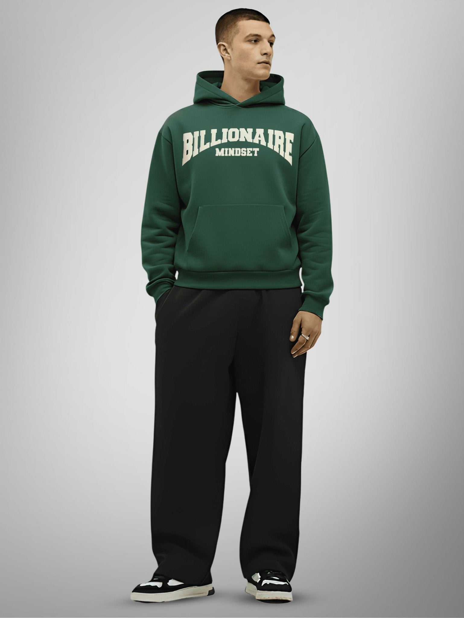 BILLIONAIRE MINDSET HOODIE - Premium oversized clothing by STICK IT UP