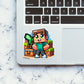BLOCKY STEVE Sticker waterproof vinyl decal for laptop, bike, car & bottle