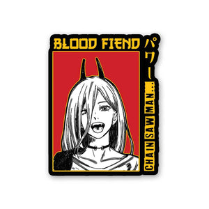 Blood Demon Sticker waterproof vinyl decal for laptop, bike, car & bottle
