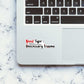 Blood Type Sticker waterproof vinyl decal for laptop, bike, car & bottle