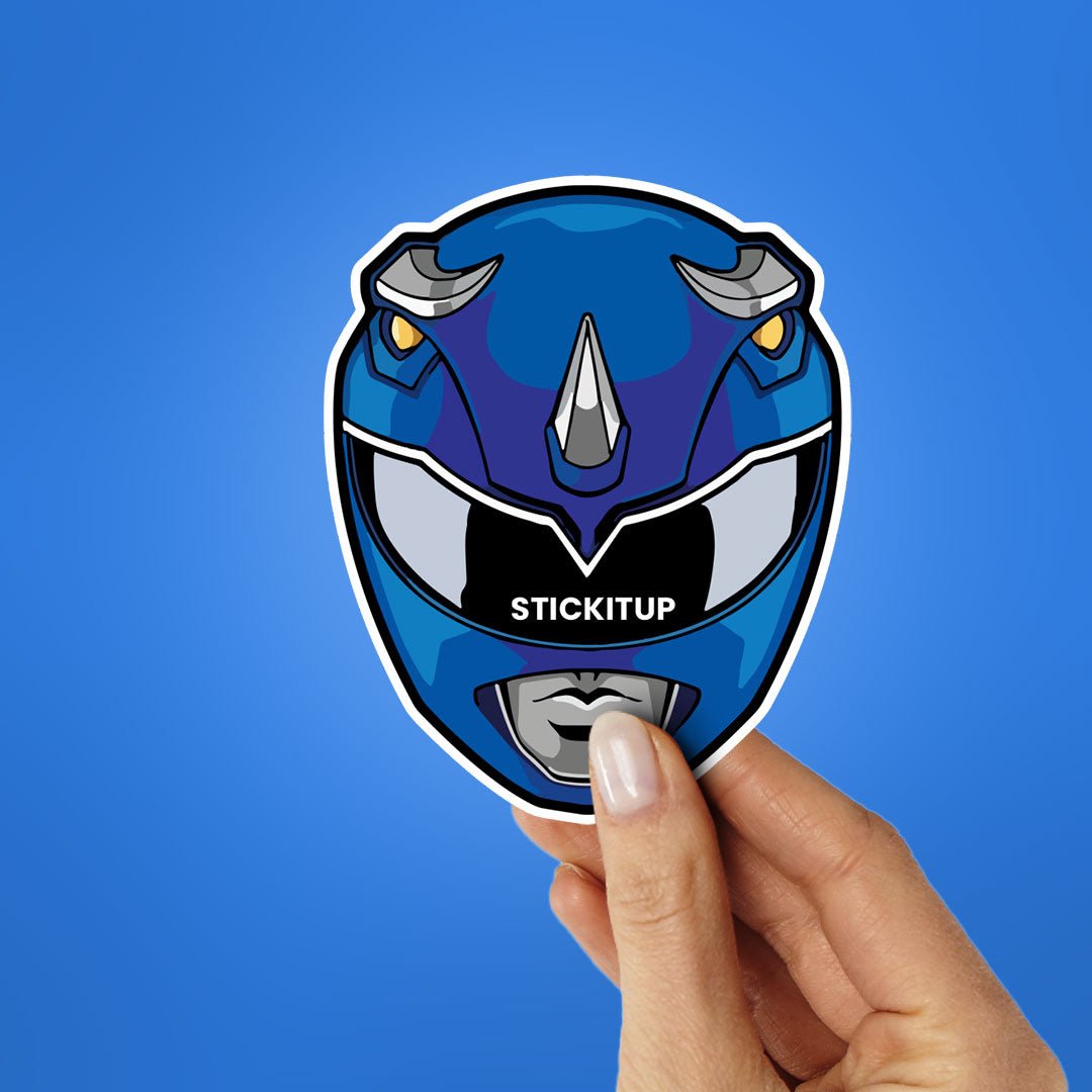 Blue Ranger Sticker waterproof vinyl decal for laptop, bike, car & bottle