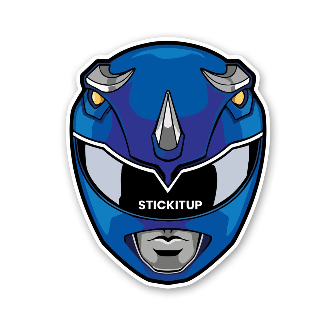 Blue Ranger Sticker waterproof vinyl decal for laptop, bike, car & bottle