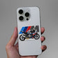 Blue Red Sportbike Glitter Sticker - Glitter Stickers | STICK IT UP