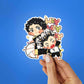 Bokuaka Sticker waterproof vinyl decal for laptop, bike, car & bottle