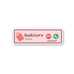 Bookstore Sticker waterproof vinyl decal for laptop, bike, car & bottle