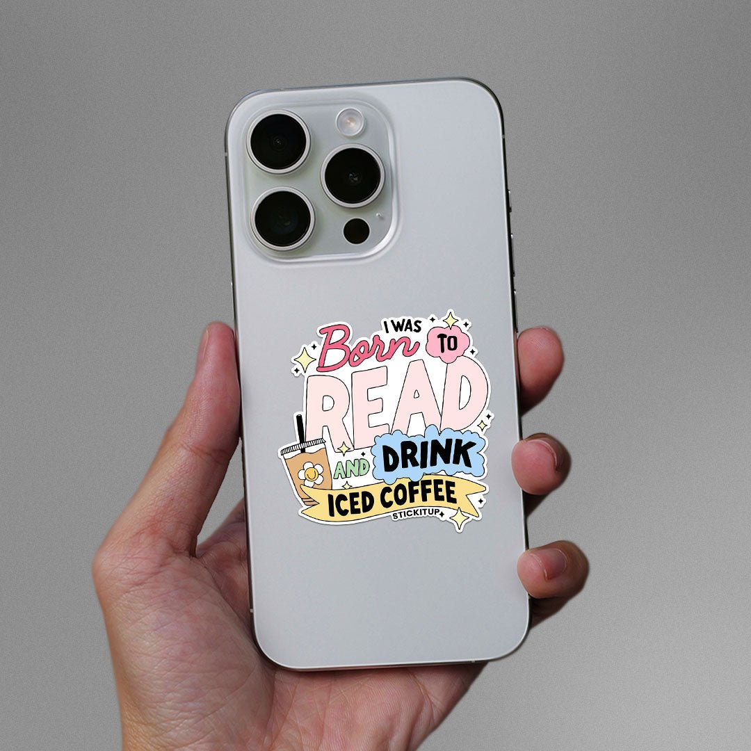 Born To Read Sticker - STICK IT UP