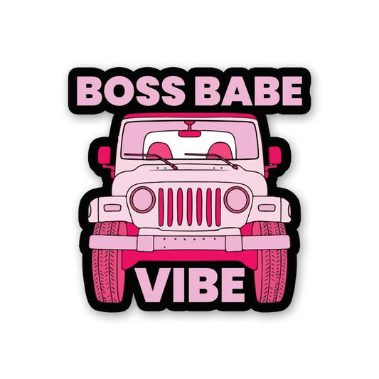 Boss Babe Vibe Sticker - STICK IT UP
