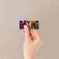 Boxing Holographic Stickers