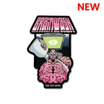 Brain Wash Sticker waterproof vinyl decal for laptop, bike, car & bottle