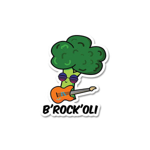 Brocoli Sticker waterproof vinyl decal for laptop, bike, car & bottle