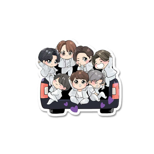 BTS Chibi Army Sticker - STICK IT UP