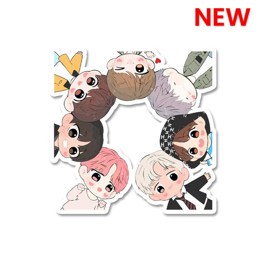 Bts Chibi Sticker - STICK IT UP