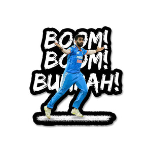 Bumrah Sticker waterproof vinyl decal for laptop, bike, car & bottle