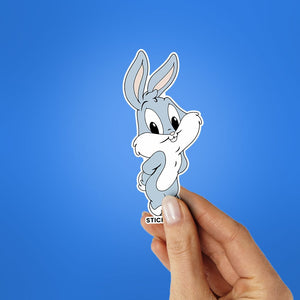 Bunny Sticker waterproof vinyl decal for laptop, bike, car & bottle