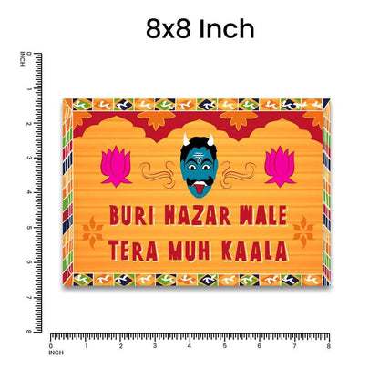Buri Nazar Wale Tera Muh Kaala Bumper Sticker - STICK IT UP