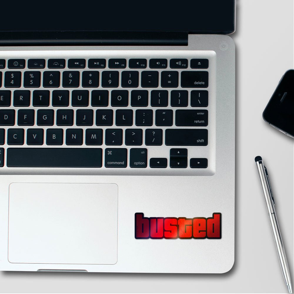 Busted 1.0 Holographic Stickers - Holographic stickers | STICK IT UP