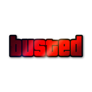 Busted 1.0 Holographic Stickers - Holographic stickers | STICK IT UP