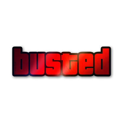 Busted 1.0 Holographic Stickers - Holographic stickers | STICK IT UP